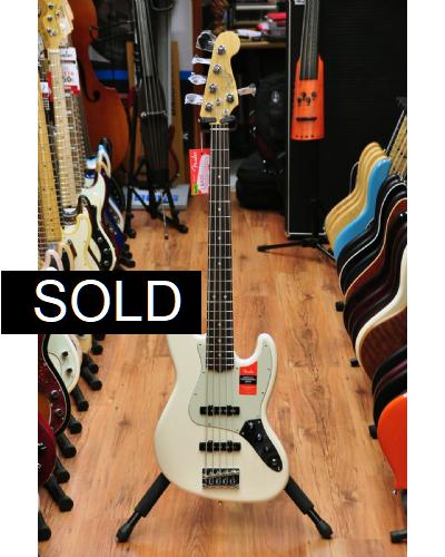 Fender American Professional Jazz Bass V Olympic White RW